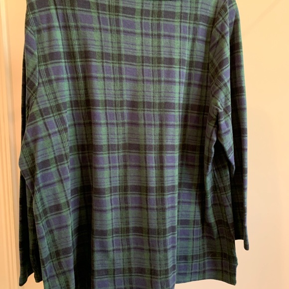 Green Plaid Sweater NWOT 2XP - Picture 2 of 5